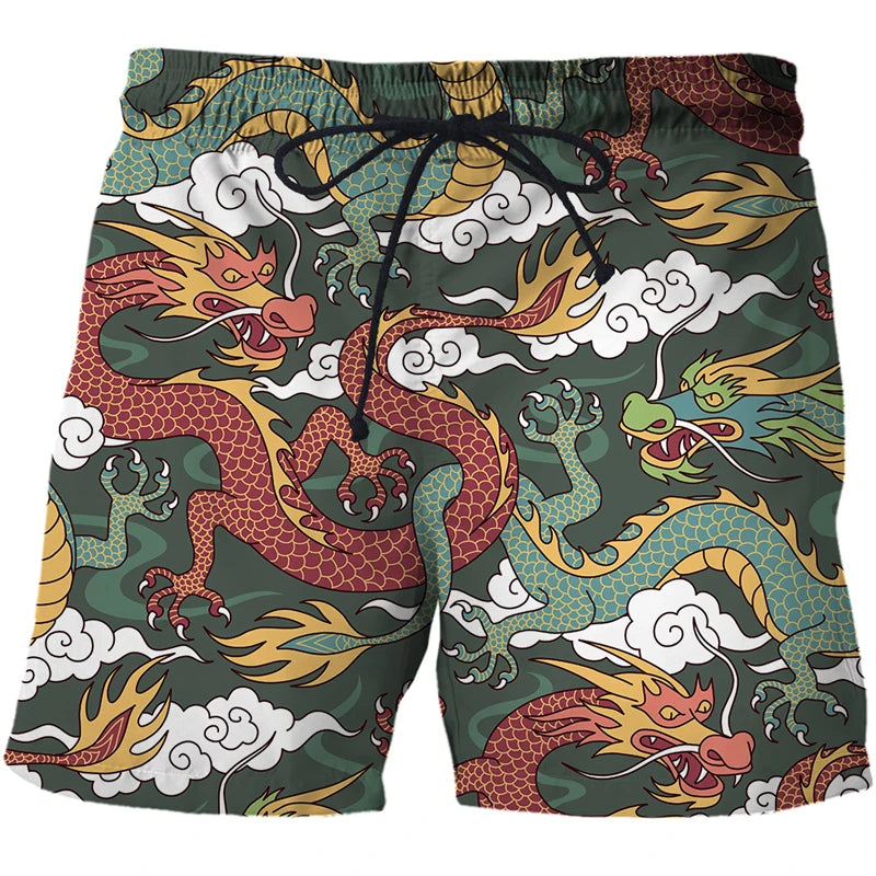 Phoenix Dragon Swim Trunks