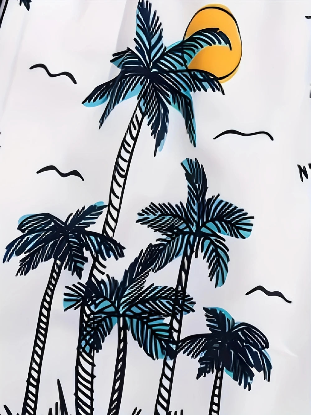 Palm Tree Print Shorts