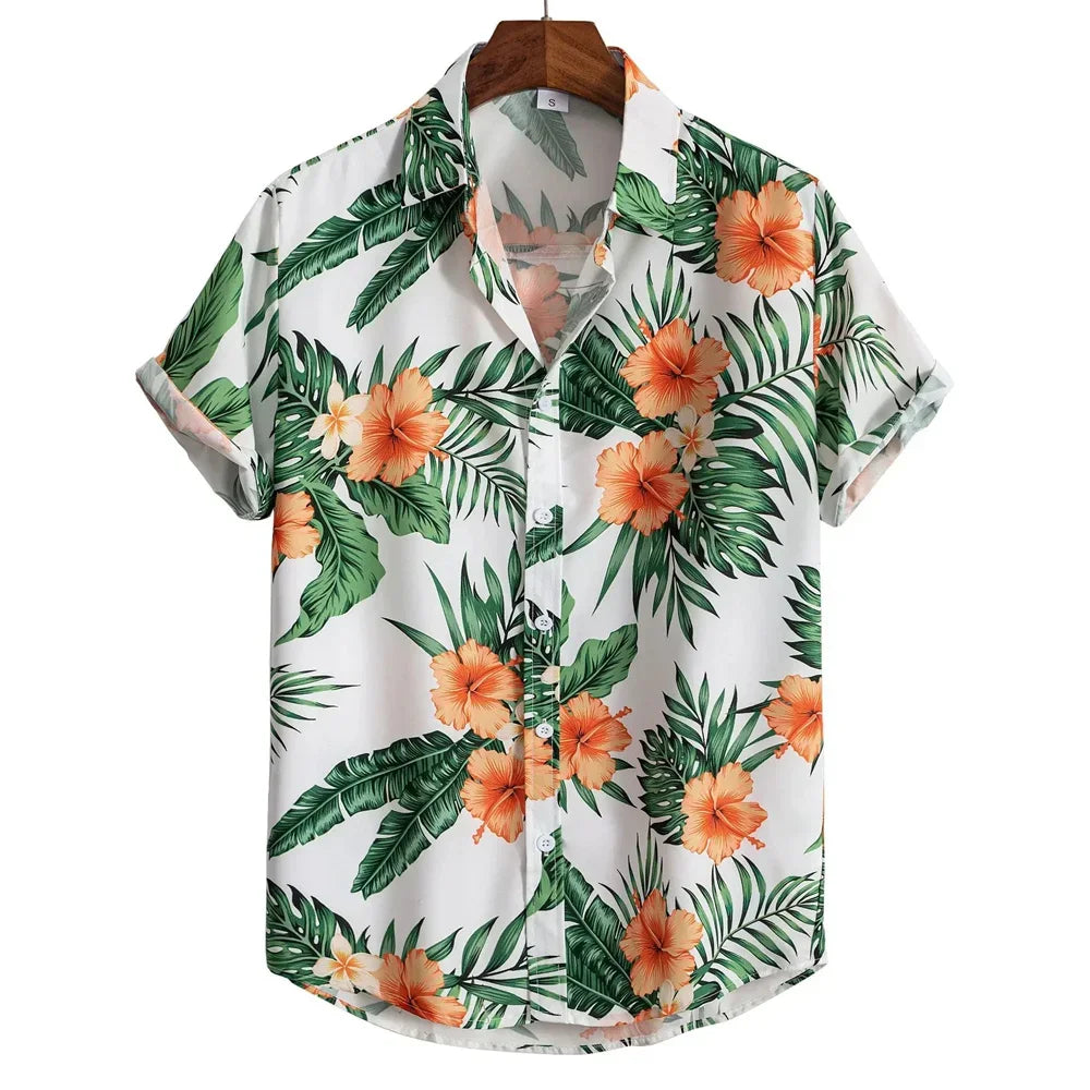 Flowered Beach Shirts
