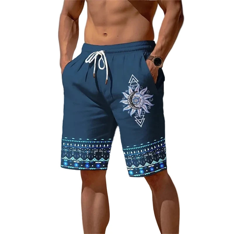 Sun Graphic Beach Shorts
