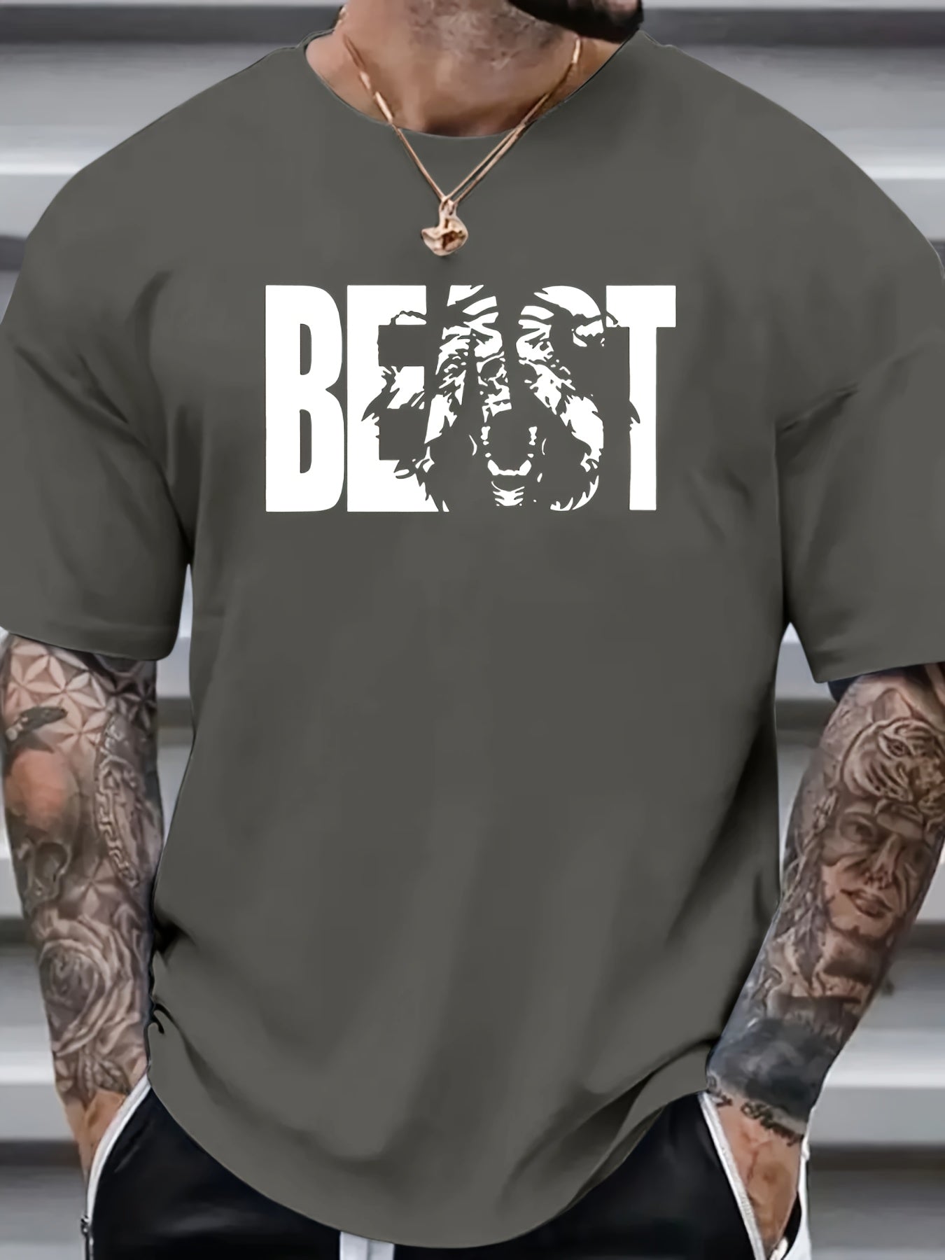 Beast Print Tee