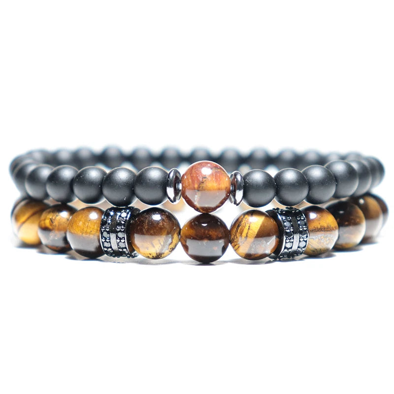 Tiger Eye Bracelet Set