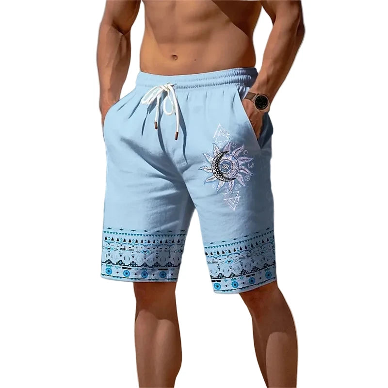 Sun Graphic Beach Shorts