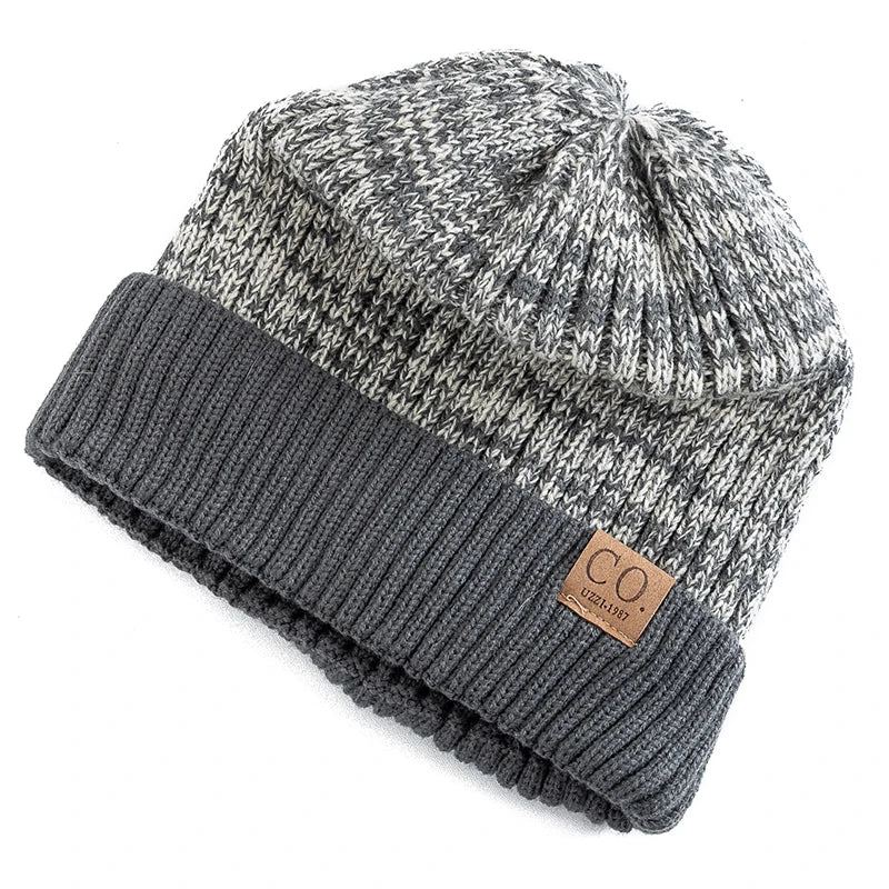 Two-Tone Beanie Cap