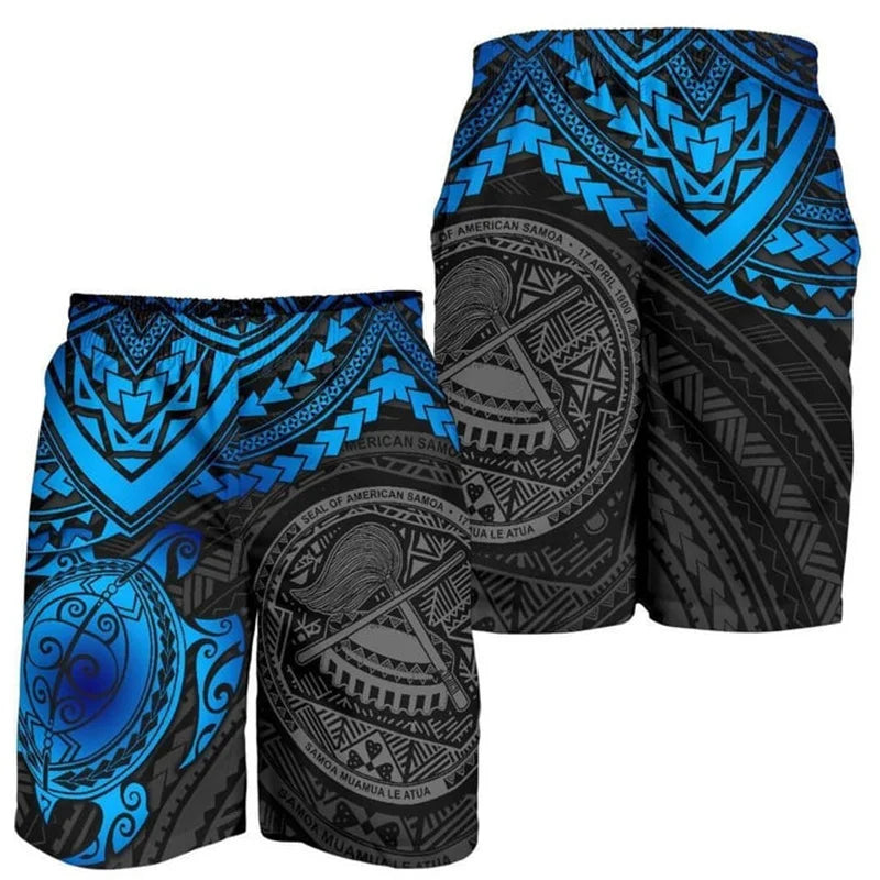 Tribal Print Board Shorts