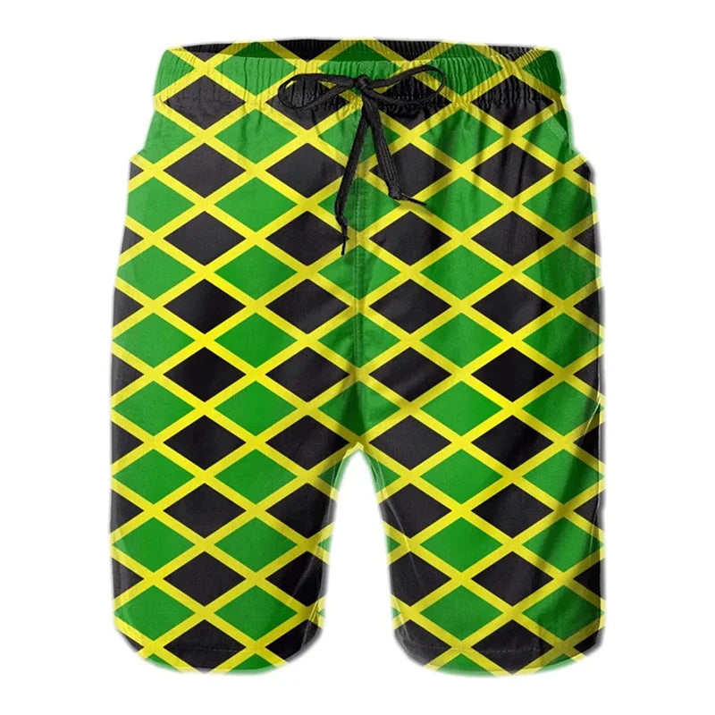 Jamaican Flag Swim Shorts