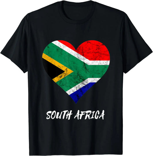 South Africa Heart Flag Tee