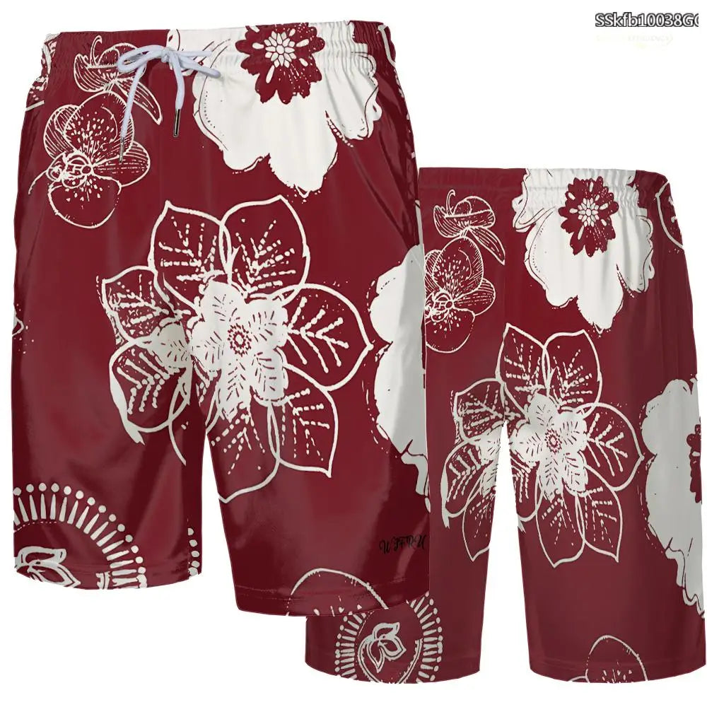 Tropical Floral Vacation Shorts