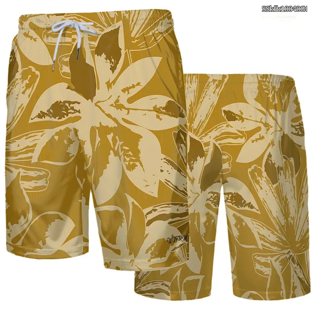 Tropical Floral Vacation Shorts