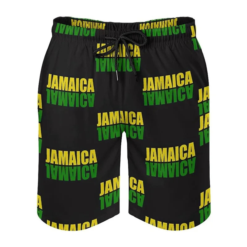 Jamaican Flag Swim Shorts