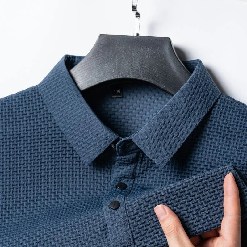 Waffle Polo Shirt