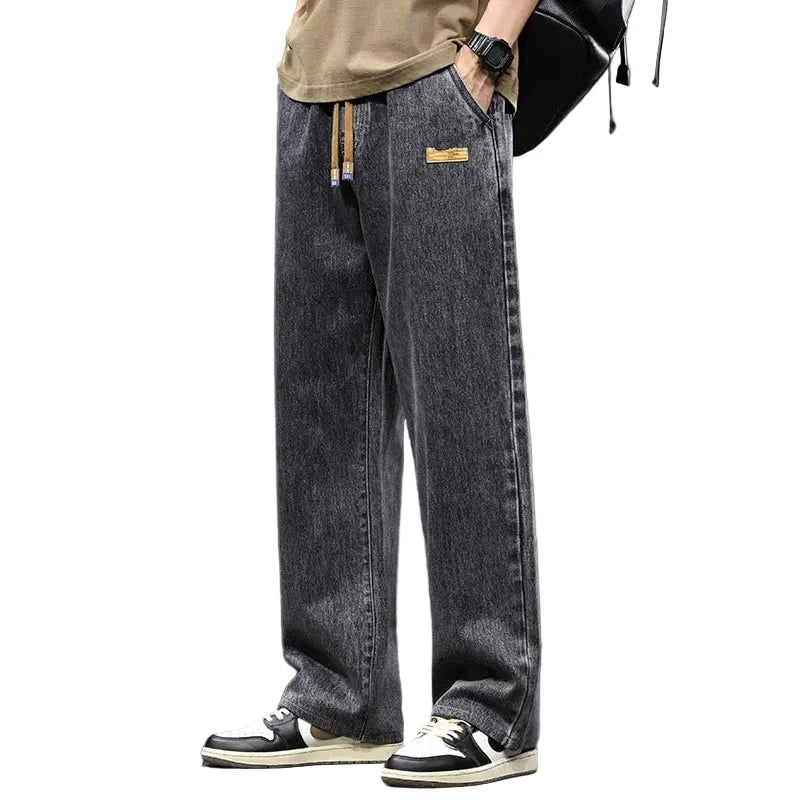 Baggy Drawstring Jeans
