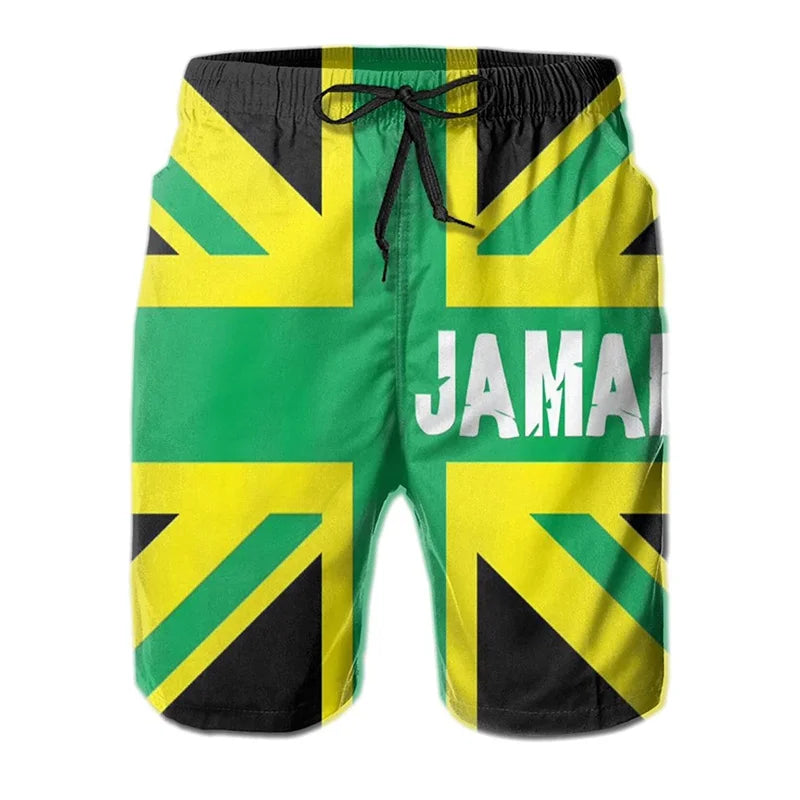 Jamaican Flag Swim Shorts