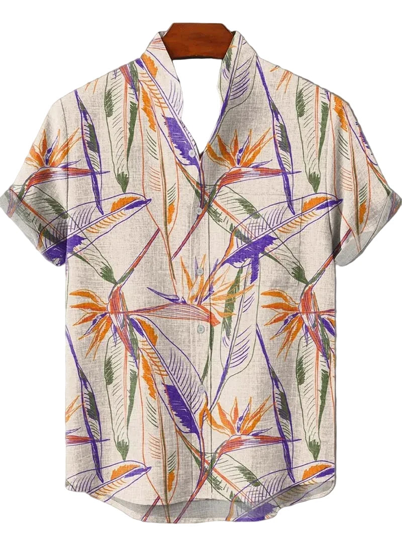 Summer Wave Linen Shirts