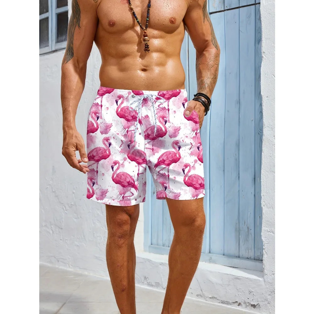 Quick Dry Flamingo Shorts