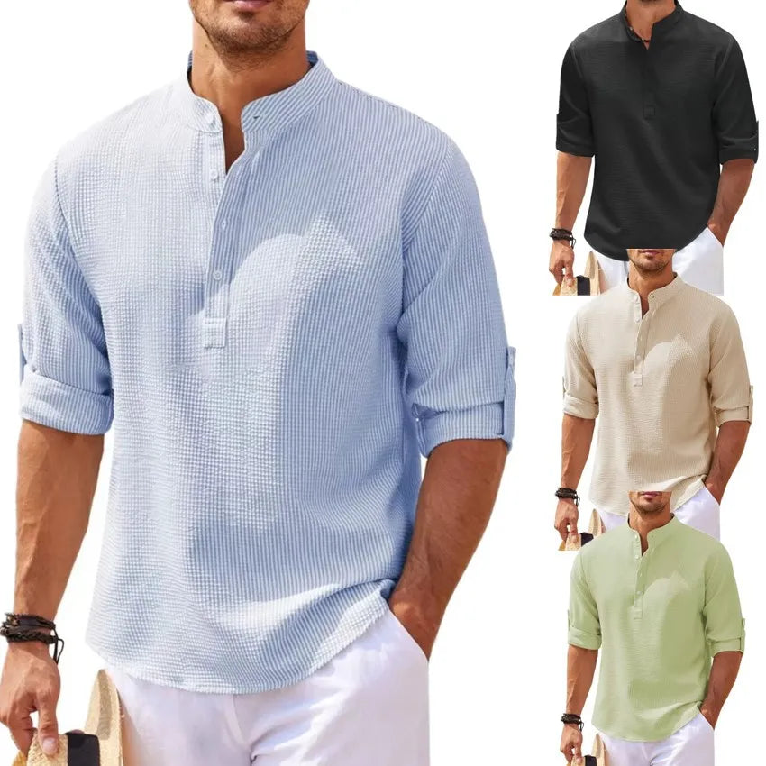 Cotton Linen Blend Shirt