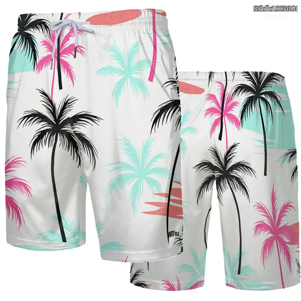 Tropical Floral Vacation Shorts