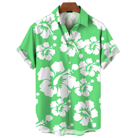 Hawaiian Colorful 3d Print Shirts