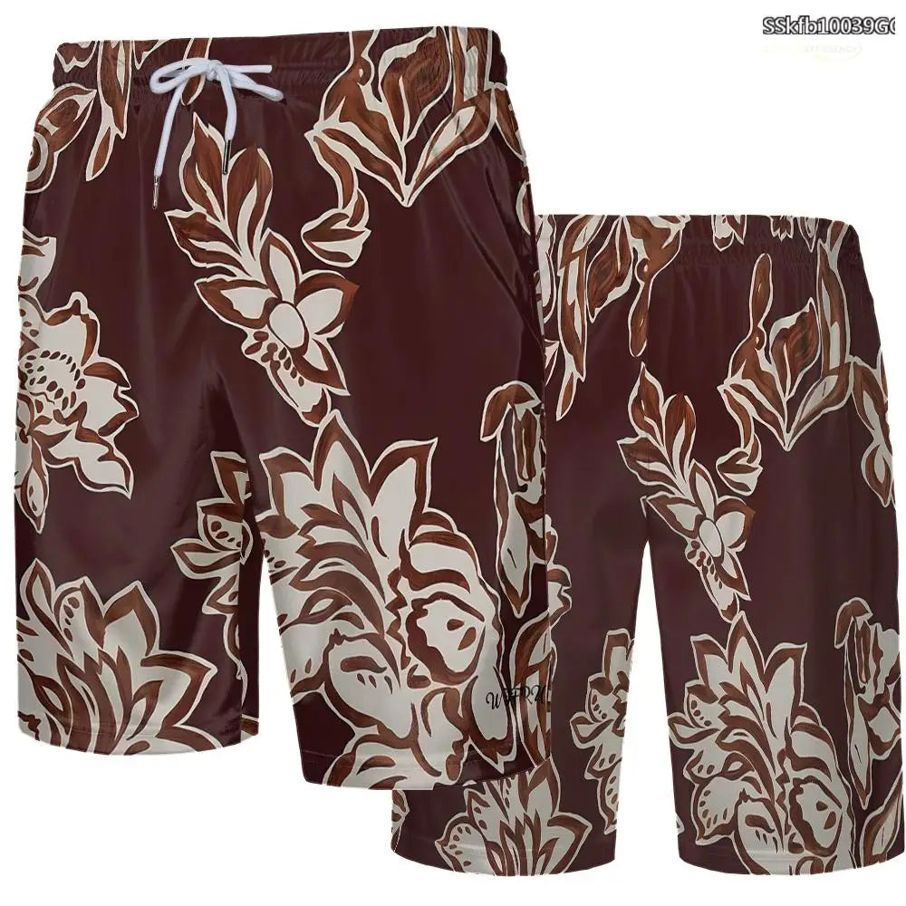 Tropical Floral Vacation Shorts