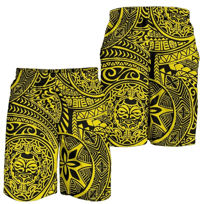 Tribal Print Board Shorts