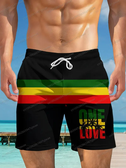 Rasta Inspired Board Shorts