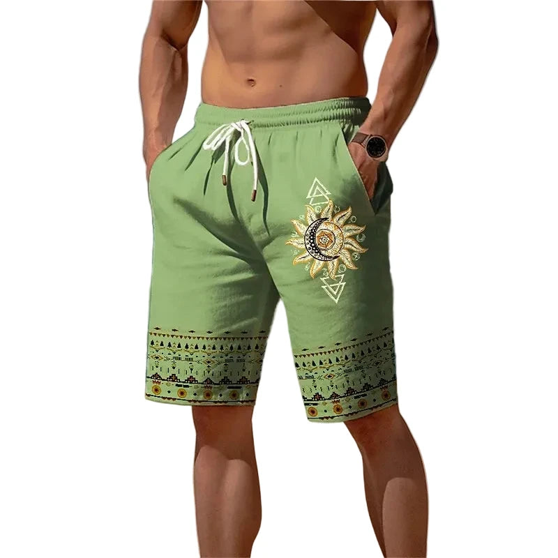 Sun Graphic Beach Shorts