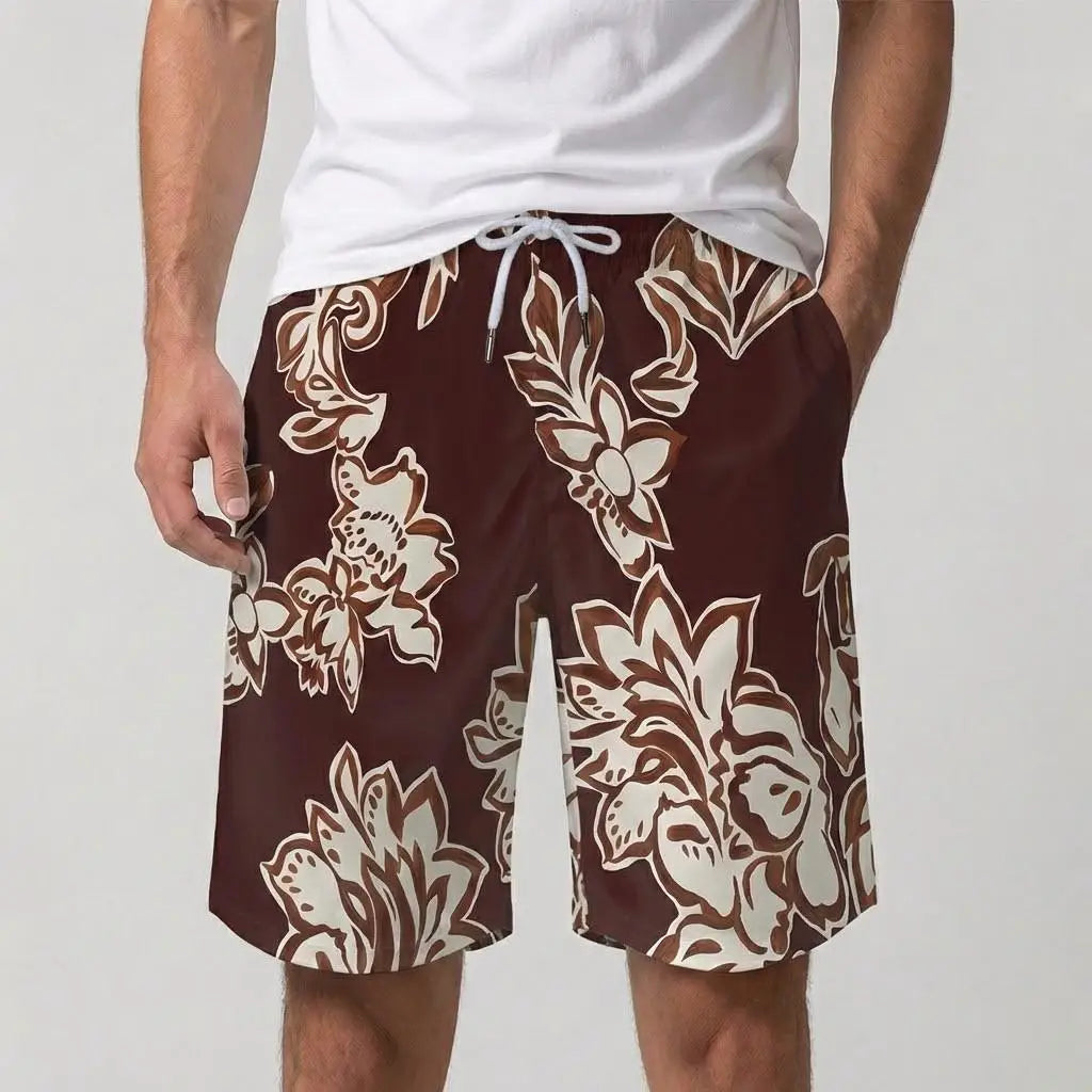Tropical Floral Vacation Shorts