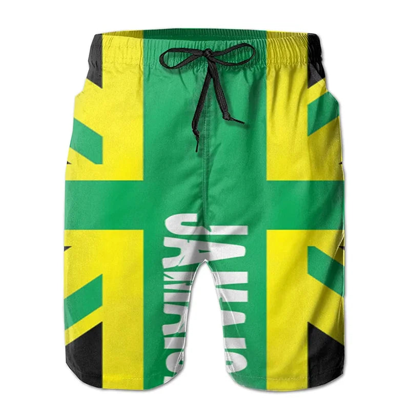 Jamaican Flag Swim Shorts