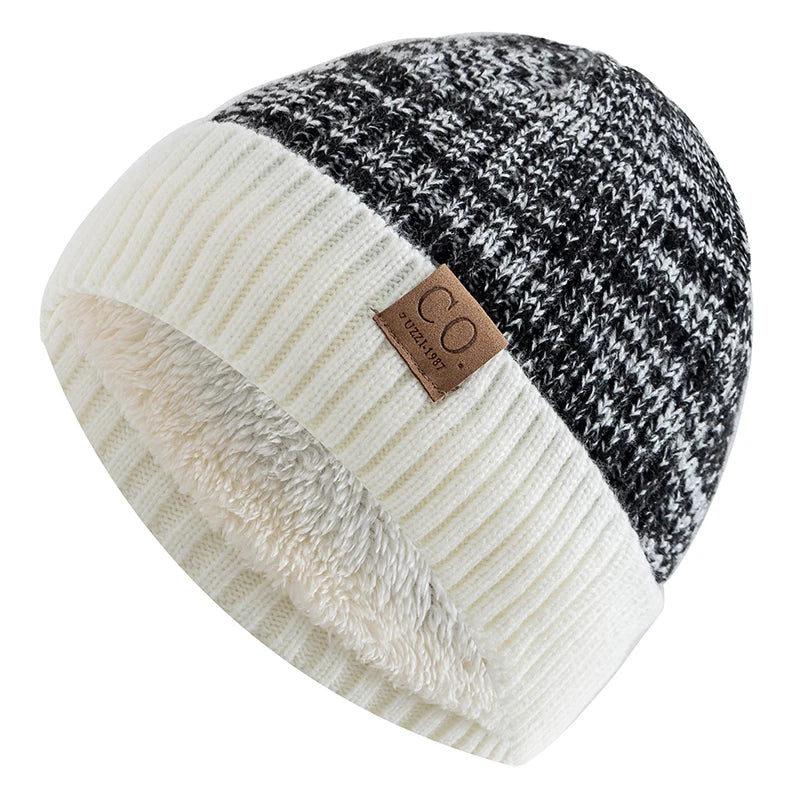 Two-Tone Beanie Cap