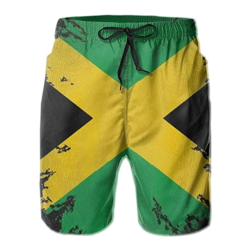 Jamaican Flag Swim Shorts
