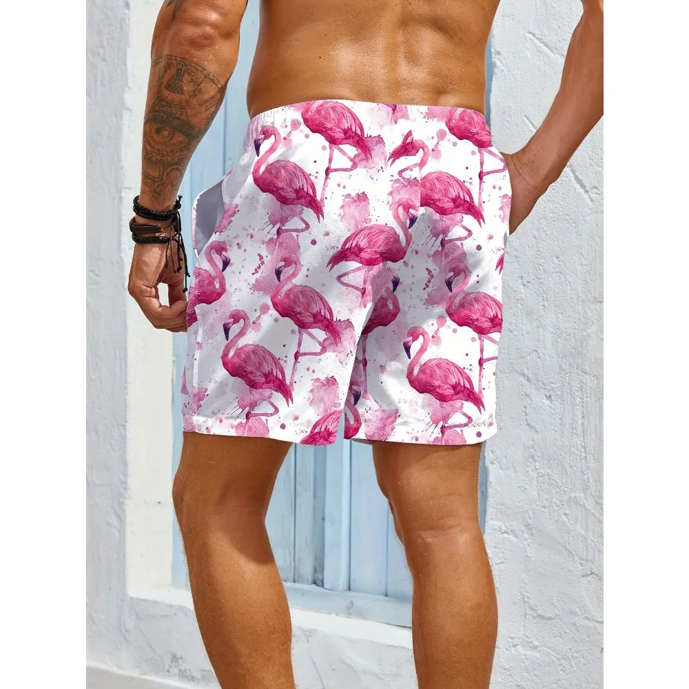 Quick Dry Flamingo Shorts
