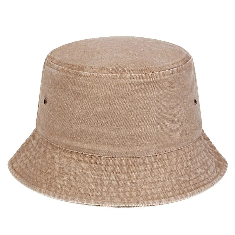 Unisex Light Board Washed Personality Bucket Hats Fishermen Caps Outdoor Casual Cap Sunscreen Hat