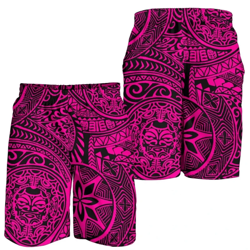 Tribal Print Board Shorts