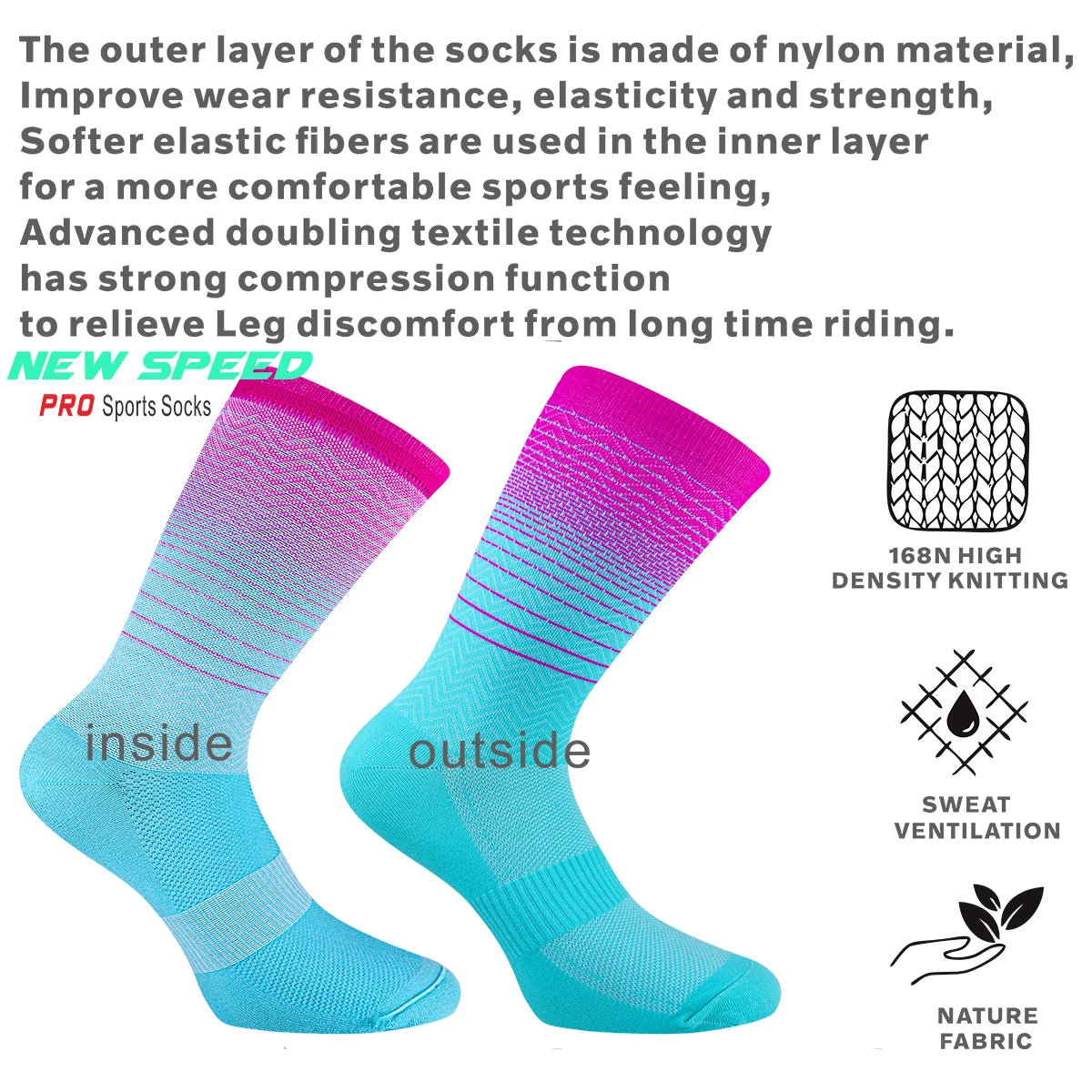 TIMUBIKE Socks