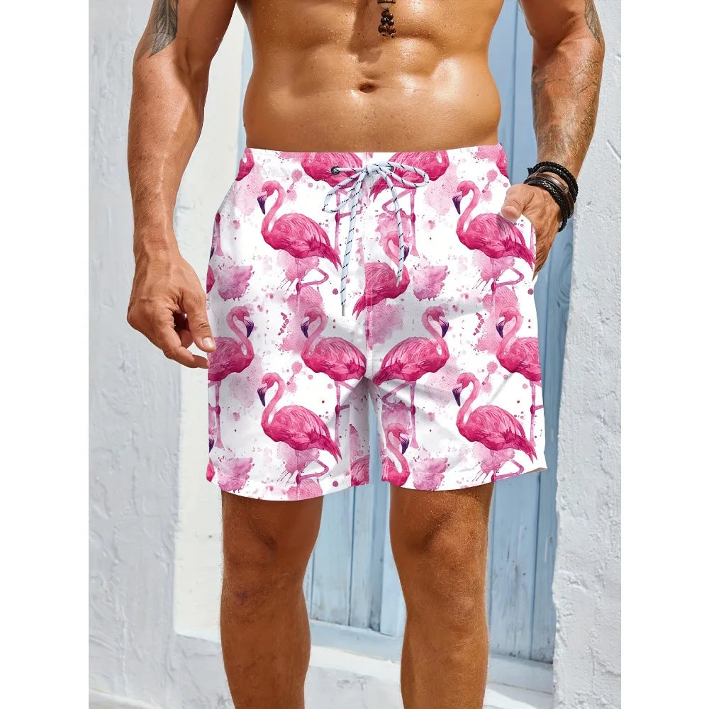 Quick Dry Flamingo Shorts