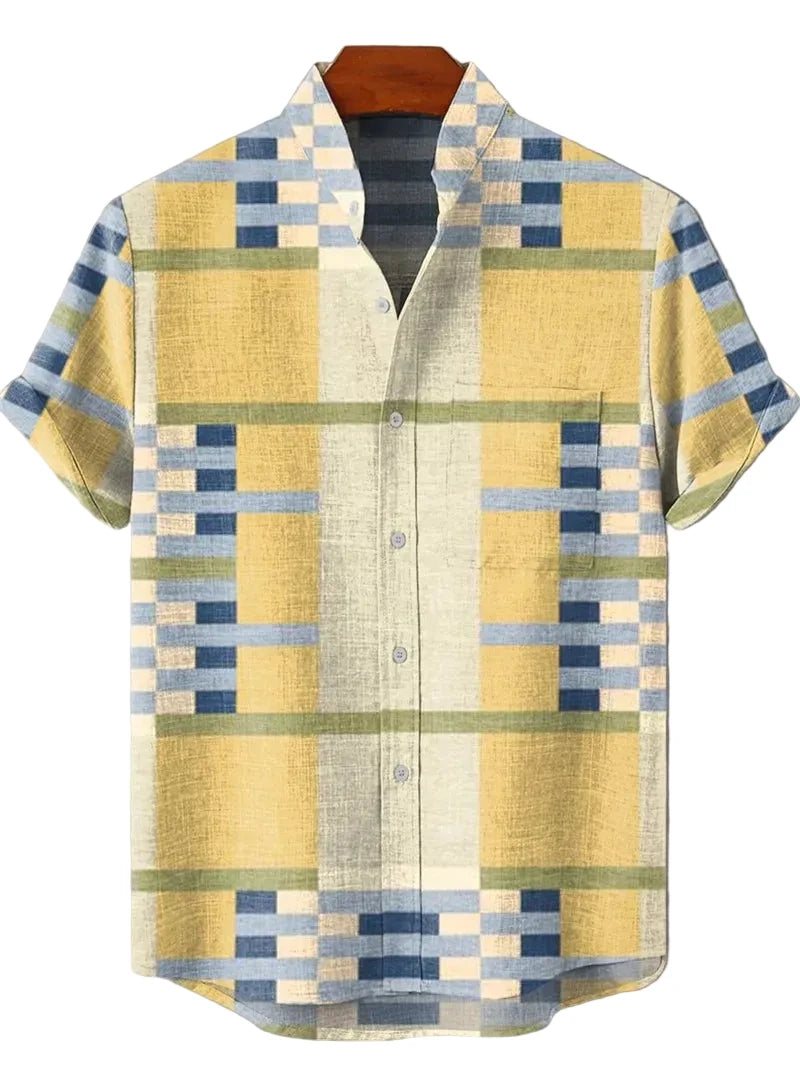 Summer Wave Linen Shirts