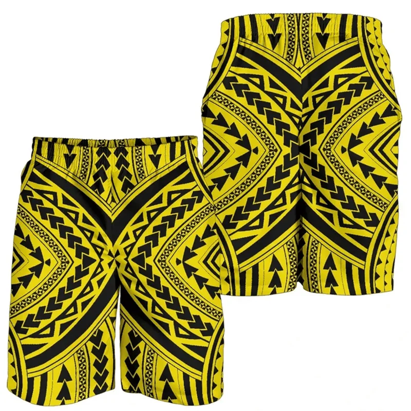 Tribal Print Board Shorts