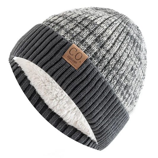 Two-Tone Beanie Cap