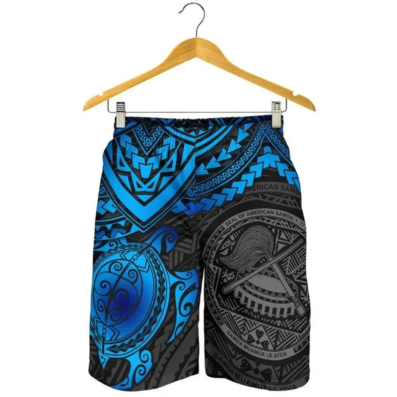 Tribal Print Board Shorts