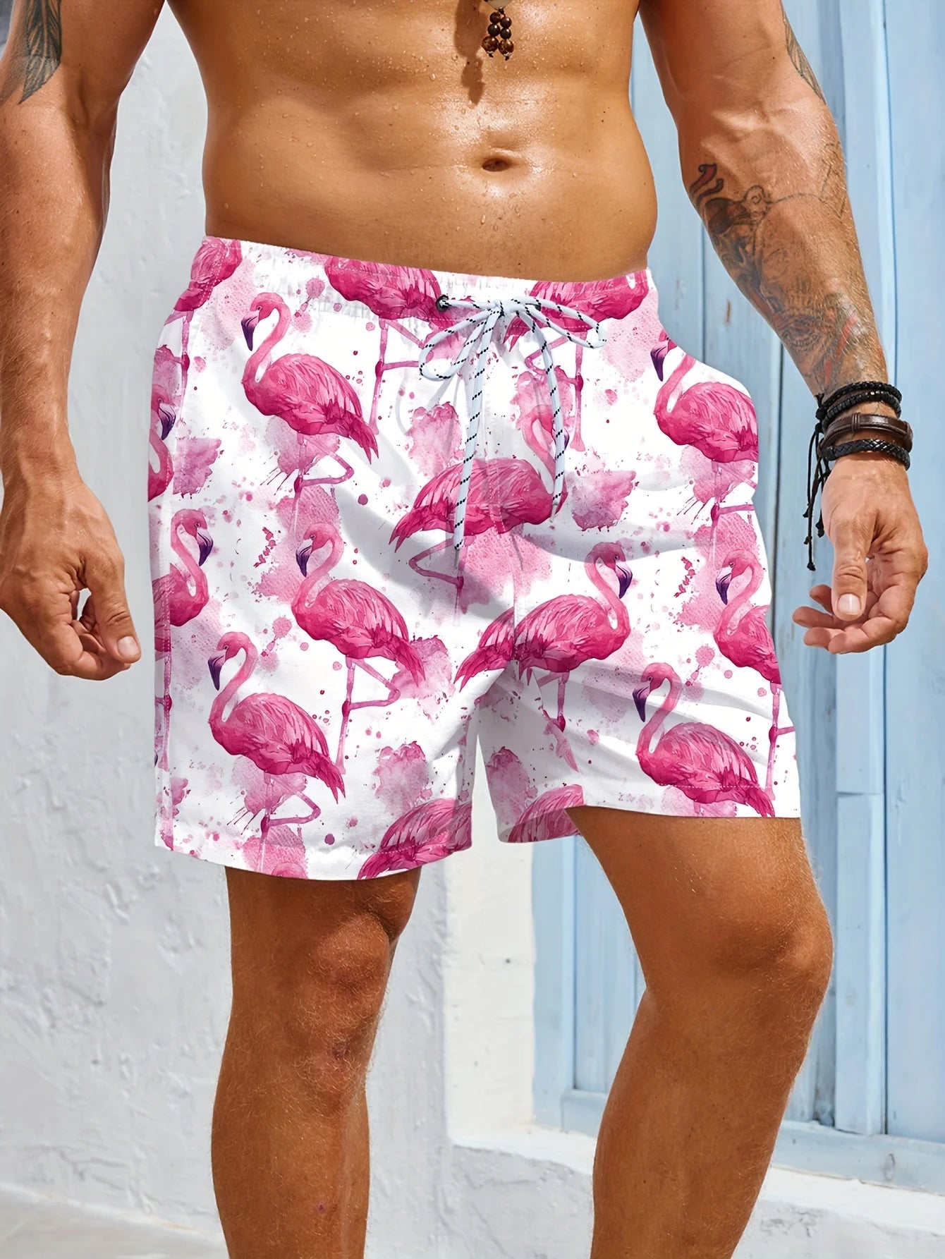 Quick Dry Flamingo Shorts