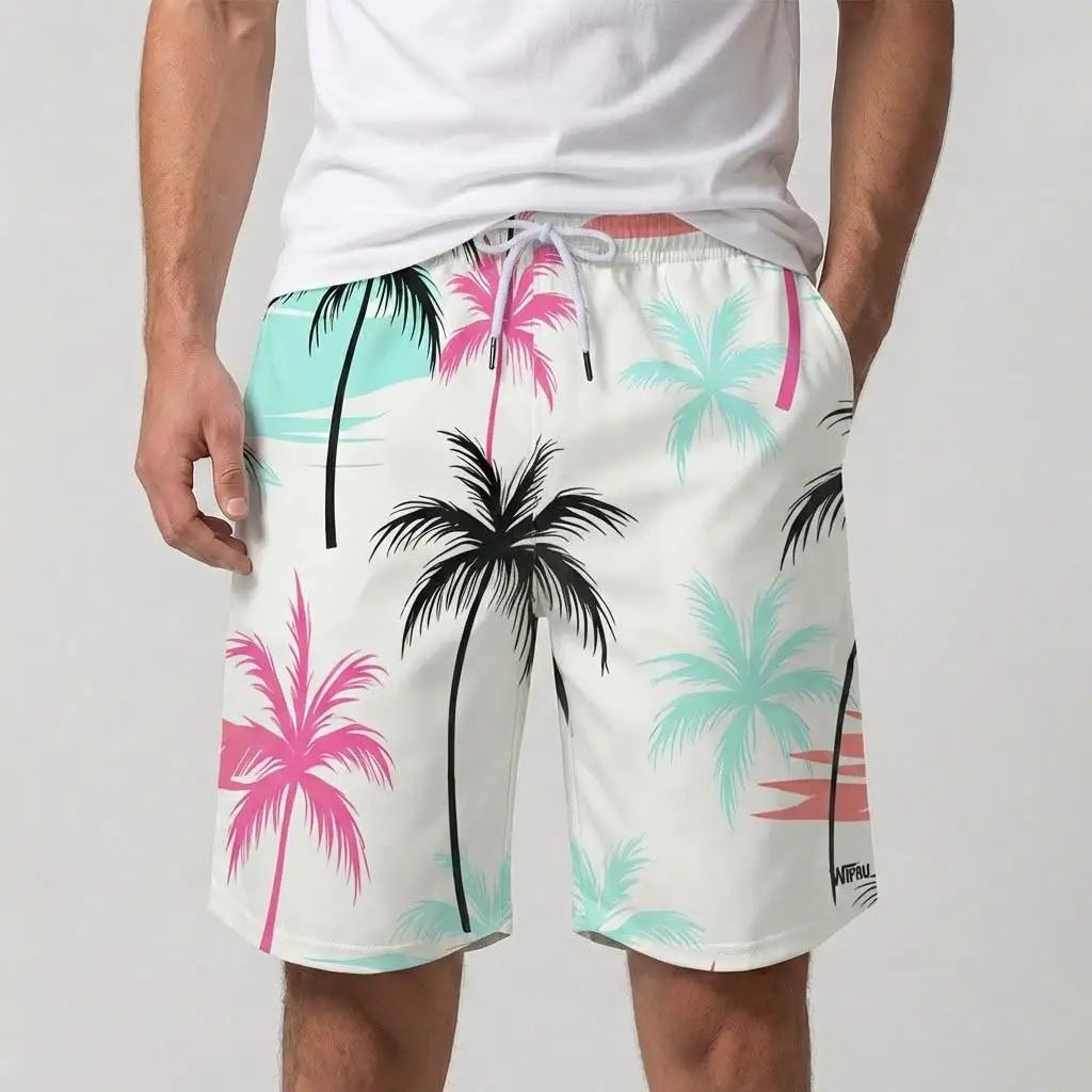 Tropical Floral Vacation Shorts
