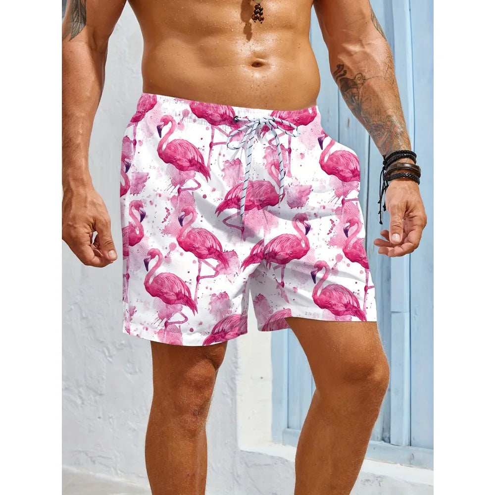 Quick Dry Flamingo Shorts