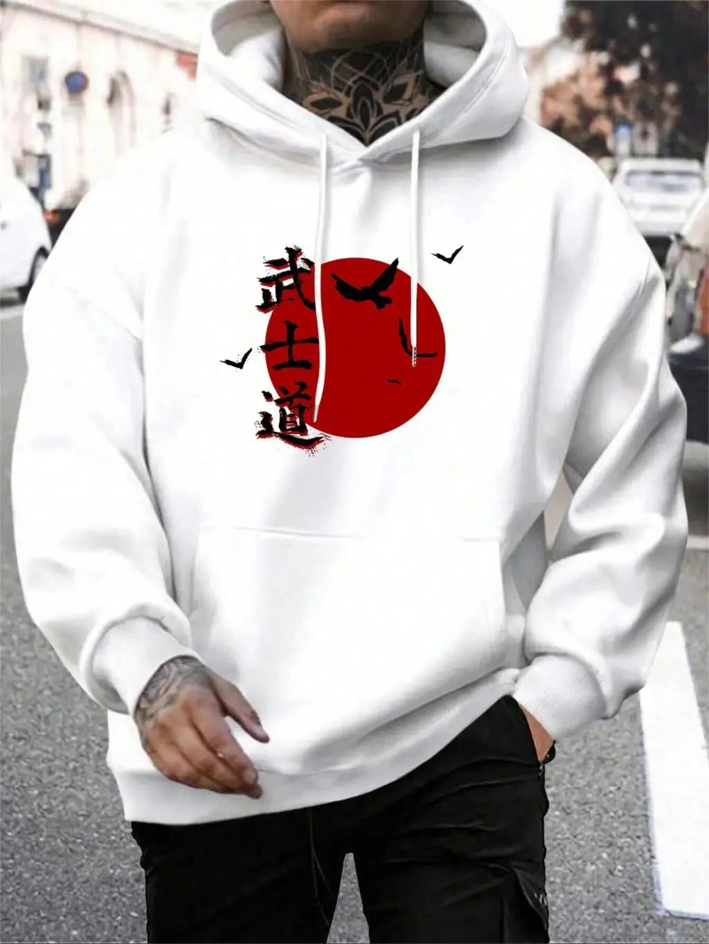 Japanese Cartoon Printing Men Hoody