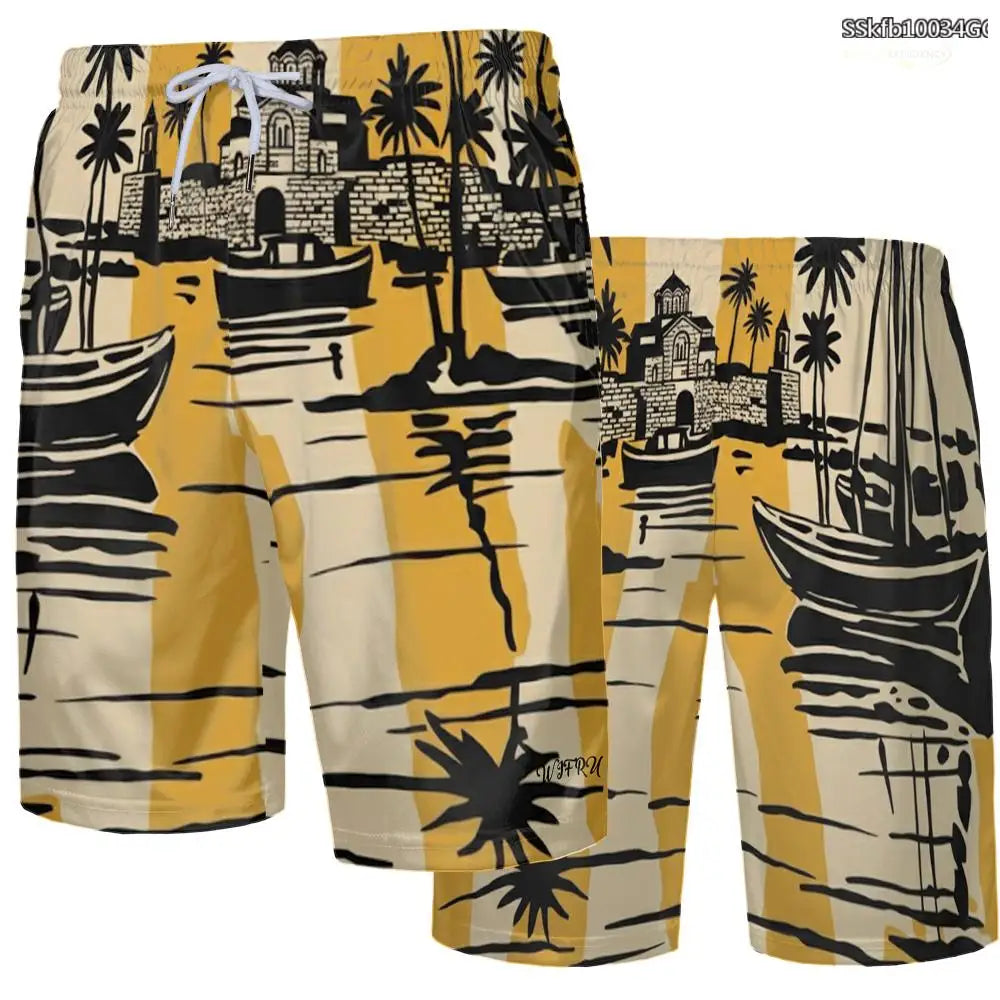 Tropical Floral Vacation Shorts