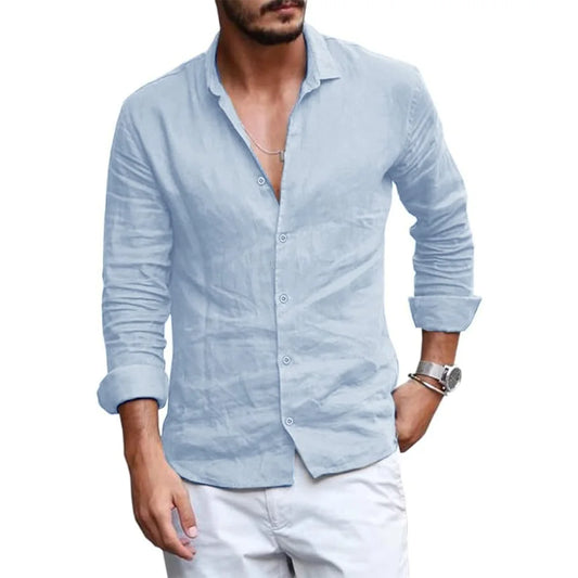 Beach House Linen Button Down Shirt