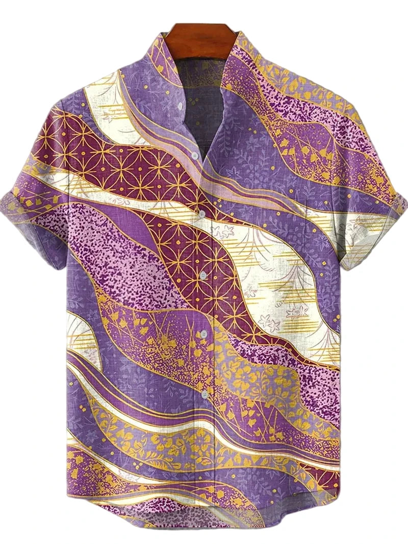Summer Wave Linen Shirts