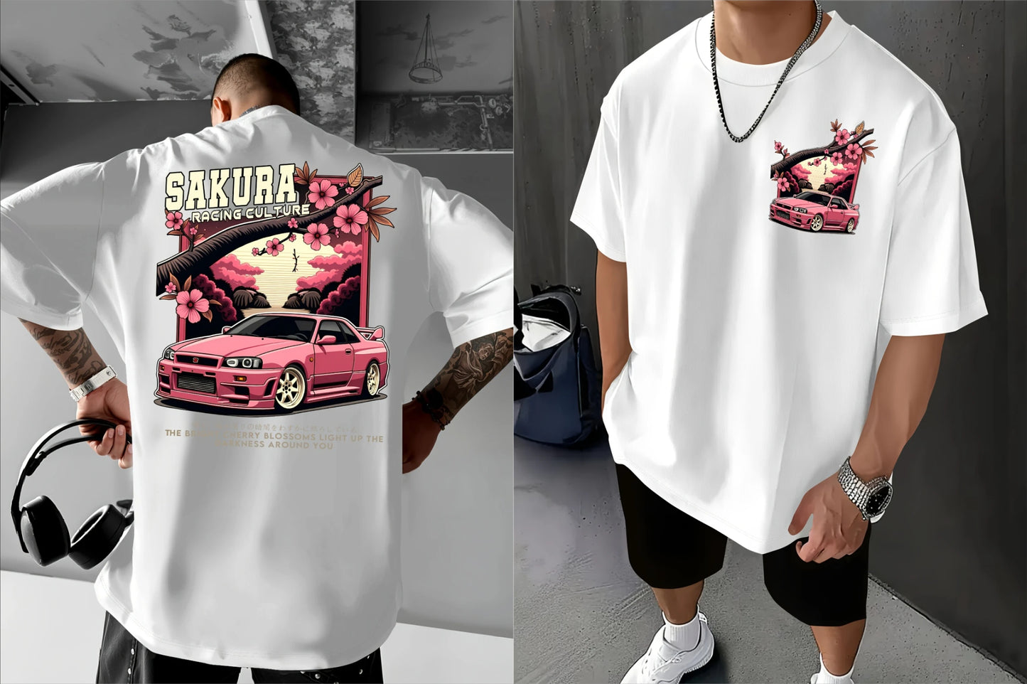 Sakura Motor Tees
