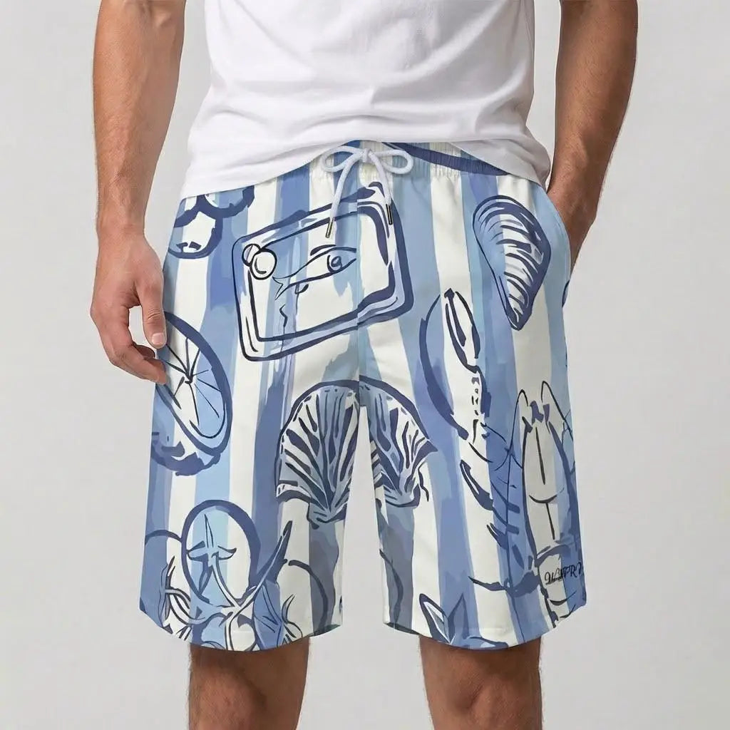 Tropical Floral Vacation Shorts