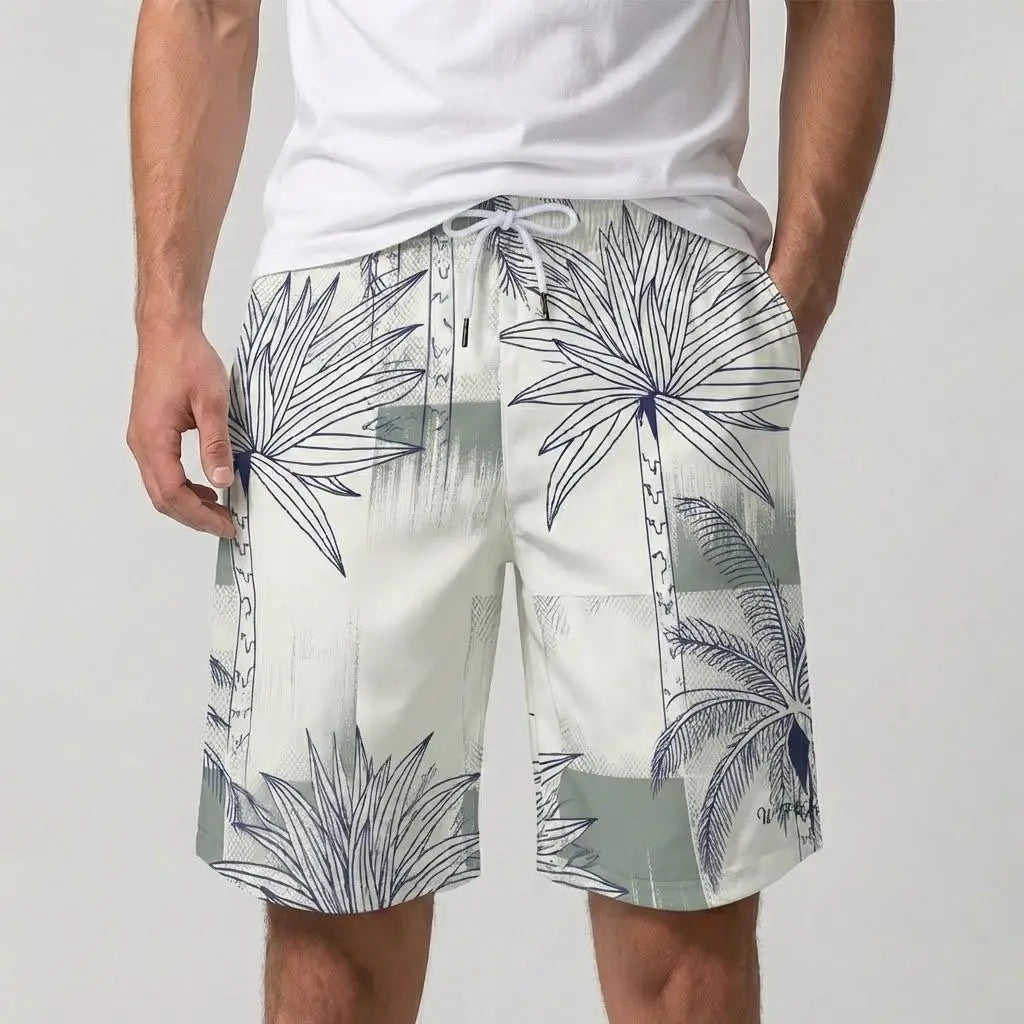 Tropical Floral Vacation Shorts