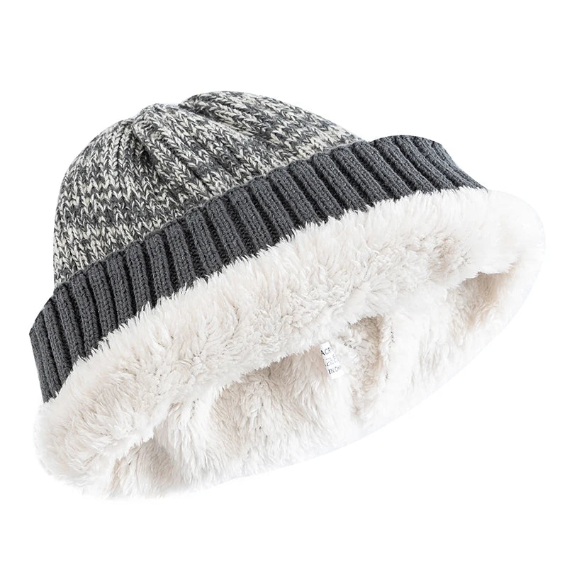 Two-Tone Beanie Cap